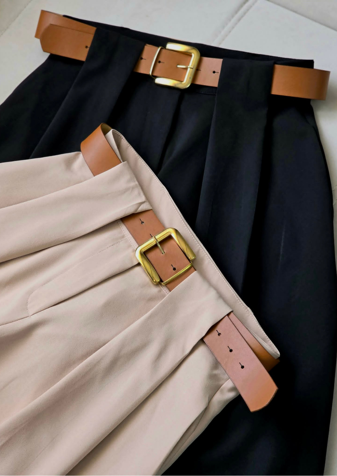 PANTALON LARGE AVEC CEINTURE - Image 5