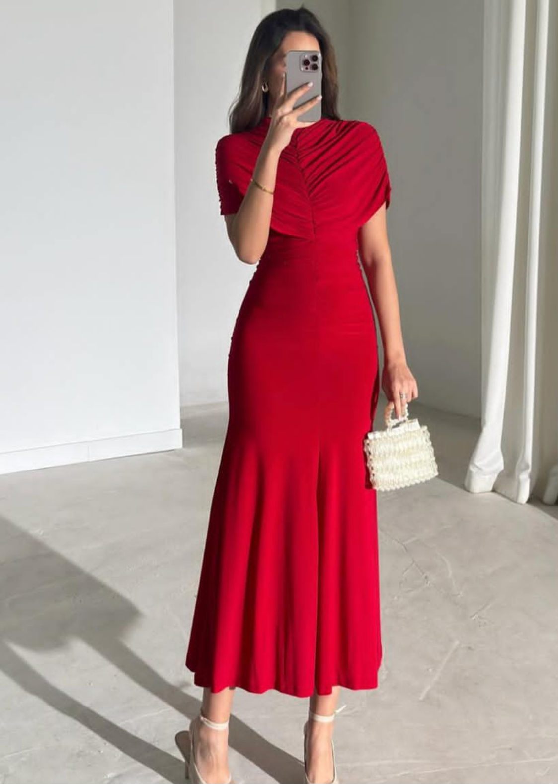 ROBE SIMPLE COL FERMER - Image 3
