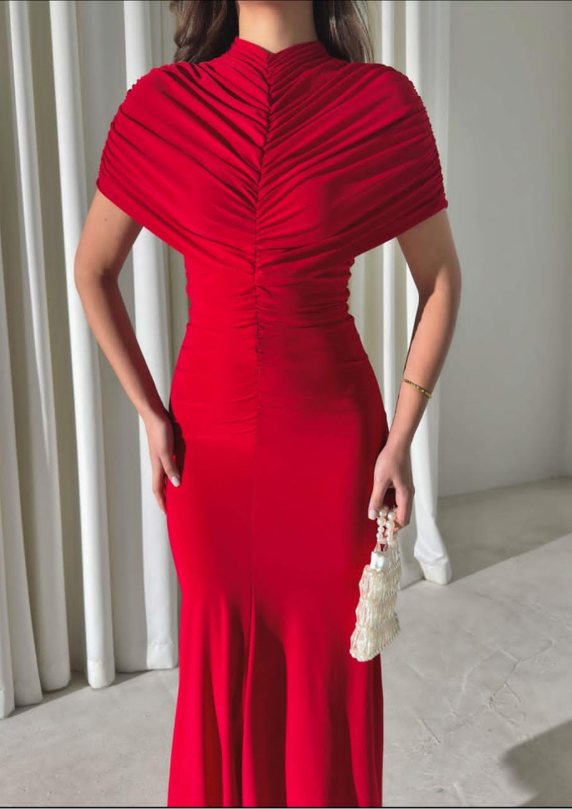 ROBE SIMPLE COL FERMER - Image 2