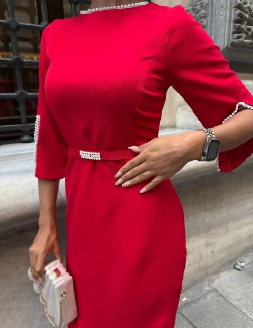 Robe mi-longue élégante – Image 4